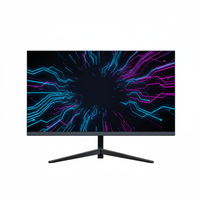 Moniteur de jeu professionnel Full HD LED 24 pouces 75Hz 1920x1080 avec panneau d'affichage IPS Temps de réponse de 5ms 99% SRGB Flat Frameless