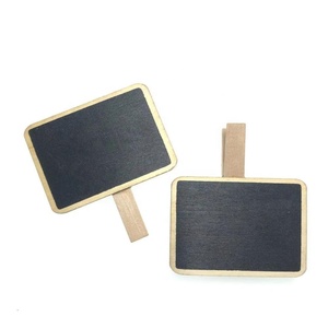 Bảng Đen Clip Label Cho Bảng Thông Báo Bảng Hiệu, Gỗ Craft Clip Sản Xuất Giá Nhà Máy - Product Image 4