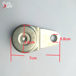 Unidade de Guia de Teto com Olhal Fixo em Die-Cast, Canal de Corda de Aço para Corda de 8mm em Edificações Residenciais e Comerciais - Product Image 2