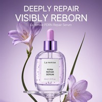 Sérum réparateur complexe OEM Bifida Ferment Lysate Centella Asiatica 30ml, violet clair translucide, soulagement des rougeurs, soin de la peau du visage