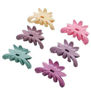 Thiết kế mới cánh hoa phong cách hairclips Cô Gái Tóc Claw clip cho phụ nữ