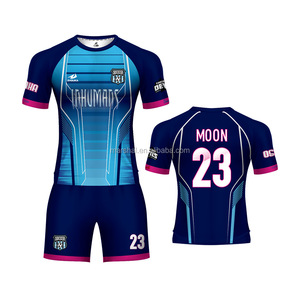 Newest personalized football T-shirt design soccer jersey dye sublimated ドライフィットサッカー uniform - Product Image 1