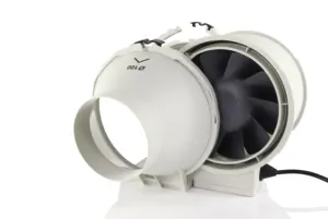 Ventilador de conducto en línea de flujo mixto Eco-Watt de 4 pulgadas Hon & Guan Ventilador de conducto de alta eficiencia con motor EC