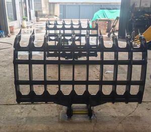 Rastrillo para raíces de excavadora de servicio pesado Global Supply Rsbm para cucharón de limpieza de terrenos Cat308 de 8 toneladas - Product Image 1