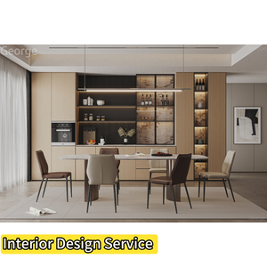 Một cửa vật liệu xây dựng supplie 2D/3D Bản vẽ thiết kế dịch vụ sang trọng nhà thiết kế nội thất dịch vụ cho biệt thự - Product Image 5