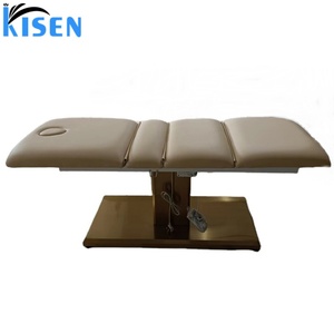 Table de massage électrique de luxe Kisen Factory pour salon de beauté et spa, avec matelas et fauteuil facial - Product Image 2