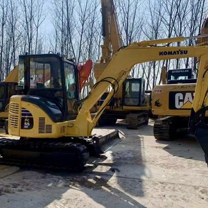 Excavadora Usada Komatsu PC55MR de 5 Toneladas, Mini Excavadora Hidráulica de Orugas, Maquinaria Japonesa, Equipo Pesado Compacto en Venta - Product Image 4