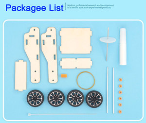 Voiture à élastique C-28, science et technologie pour enfants, bricolage, petite production, éducation STEM, expérience scientifique - Product Image 4