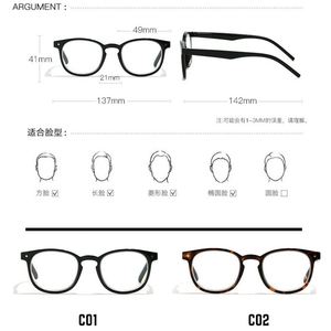 Lunettes de lecture rétro 2024 pas chères, monture noire léopard, rondes, anti-lumière bleue, pour hommes et femmes - Product Image 4