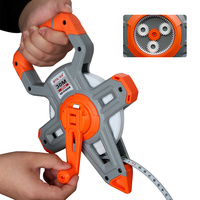 BTE étanche longue bobine ouverte ruban à mesurer rétractable règle de mesure en acier métrique pour le travail du bois