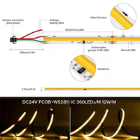 Bande LED d'escalier pour décoration intérieure, effet cascade, WS2811 24V 360, course de chevaux, télécommande, PVC pour IP20, garantie 5 ans