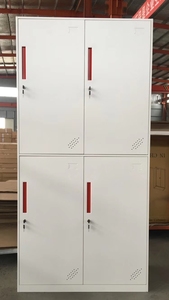 Двойной/3/4/6/9, стальной шкаф со встроенной ручкой, современный дизайн, гардеробный шкаф от фабрики Luoyang, хорошее качество - Product Image 2