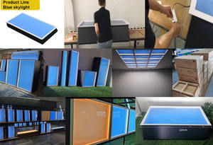 Bbier LED hiển thị bầu trời xanh tự nhiên nhà thông minh nhân tạo <span class=keywords><strong>Skylight</strong></span> cho phòng khách - Product Image 6