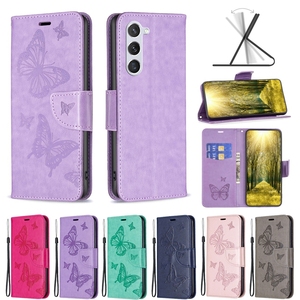 Butterfly Wallet Leather Case for <strong>Samsung</strong> S26 Pro S25 Plus S24 <strong>Ultra</strong> <strong>S23</strong> FE S22 S21 A15 A55 A35 A25 A34 5G A24 4G Flip Cover - Product Image 3
