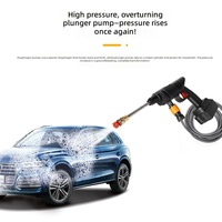 Pistolet à eau électrique sans fil portable pour le lavage de voiture, machine à laver de haute pression