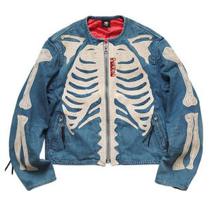 Chaqueta vaquera clásica informal personalizada para hombre, abrigo vaquero de moda ajustado a la moda - Product Image 4