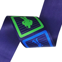 Sangle Jacquard de haute qualité avec logo personnalisé Sangle en nylon durable ruban tissé non élastique avec stock gratuit