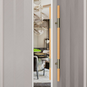 Poignée de <span class=keywords><strong>porte</strong></span> extérieure en verre au design minimaliste moderne, poignée de <span class=keywords><strong>porte</strong></span> intérieure en acier inoxydable pour <span class=keywords><strong>porte</strong></span> en <span class=keywords><strong>bois</strong></span> massif, idéale pour les hôtels. - Product Image 6