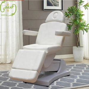 Cama de Masaje Eléctrica Coreana, Moderna, de Cuero, con Base Ajustable, Vibración, Piedra Térmica, Multifuncional, para Hospital - Product Image 2