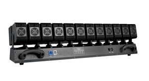 Projecteurs de scène à tête mobile 12*60W, faisceau RGBW, zoom, événements, KTV, source LED, corps de lampe en aluminium, contrôle DMX DMX512, hôtels, DJ - Product Image 2