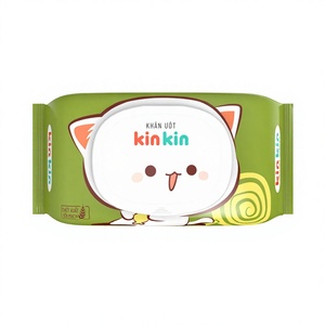 Lingettes humides pour bébé KinKin OEM, 30 pièces, soin de la peau sensible, tissu non tissé à haute teneur en rayonne, stériles, sans agent fluorescent, en provenance du Vietnam - Product Image 1