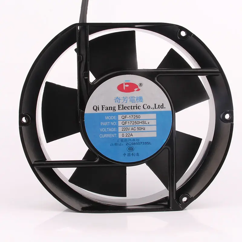 ใหม่ Qifang มอเตอร์ AC220V/380V 0.23a DC EC 172X150X50MM 17CM 17250ตู้กระจายความร้อนแรงเหวี่ยง QF17250HBL2พัดลมระบายความร้อน