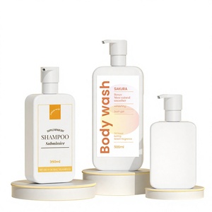 White Square PE Plastic <b>Bottle</b> 300ml 450ml 500ml 1000ml Empty Cosmetic Container Lotion <b>Pump</b> <b>Shampoo</b> Packaging/ - Product Image 4