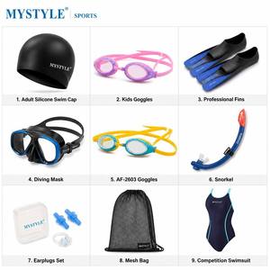 <span class=keywords><strong>Gafas</strong></span> de Natación de Silicona OEM Antivaho, Protección UV, Completamente Impermeables, Ecológicas, con Certificación CE, Logotipo Personalizado, Antivaho de Doble Cara - Product Image 2