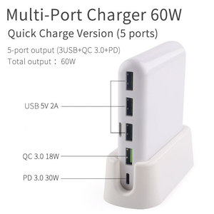 Dropshipping sản phẩm <span class=keywords><strong>2025</strong></span> phổ điện thoại di động pin sạc trạm 6 USB sạc cho điện thoại di động - Product Image 3