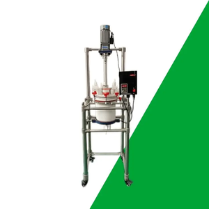 High Accuracy Double Layer Cylindrical Reactor with PTFE Stirring and Integrated Jacketed Heating Jacket - Product Image 1