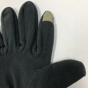 Herfst En Winter Fleece Winddichte Warme Dikke Handschoenen Buitensporten Antislip Warme Zwarte Handschoenen