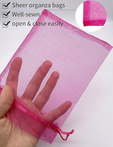 Express Dispatch Drawstring Organza Gift Bags Bulk Jewelry Pouches Sheer Mesh <b>Wrap</b> Party Christmas Wedding Favor RTS Shipping - Product Image 3