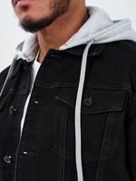 Veste en jean pour homme à capuche, fabricant, fournisseur, grossiste