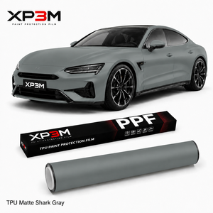 ฟิล์มใสกันรอยรถยนต์ XP3M สีเทาแมทท์ซาติน TPU ความหนา 7.5 มิล ซ่อมแซมตัวเองได้ ป้องกันรอยขีดข่วน ป้องกันการเหลือง ขนาด 1.52x15 เมตร - Product Image 1