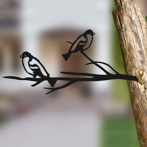 Corte láser al aire libre jardinería pájaro arte oxidado corte láser Metal silueta pájaro jardín decoración - Product Image 6