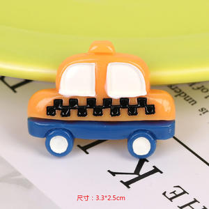 Venta al por mayor accesorios de resina con parte trasera plana varios coches <span class=keywords><strong>ambulancia</strong></span> autobús escolar Taxi camiones de construcción artesanías para niños Decoración - Product Image 5