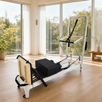 Machine de Pilates professionnelle de niveau expert avec plateforme à ressorts et système de poulies à cordes réglables pour la maison