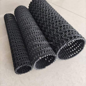 Drainage souterrain perméable dur de HDPE de tuyau de vidange direct d'usine pour le sous-sol d'aménagement paysager imperméabilisant le tunnel de système de bord de route - Product Image 3