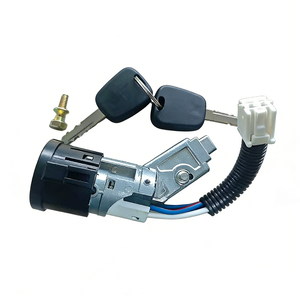 Commutateur d'allumage avec 2 clés pour Aygo Peugeot 107 Citroën C1 WP N0502200 N0501412 Ensemble de cylindre de serrure de contact pour voiture - Product Image 1