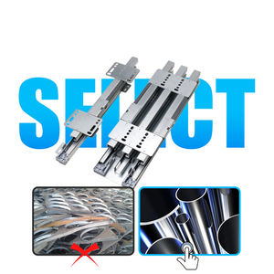 Rail coulissant en acier robuste moderne avec amortisseur, poussoir-tiroir vertical pour armoire, rails de <span class=keywords><strong>charge</strong></span> supérieure et inférieure épaissis - Product Image 5