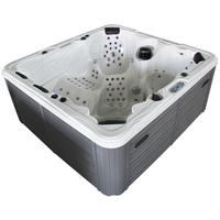 Baignoire de massage spa de jardin de haute qualité 176 jets bain à remous hors sol