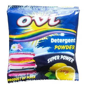 Powder shape and stocked feature detergent powder