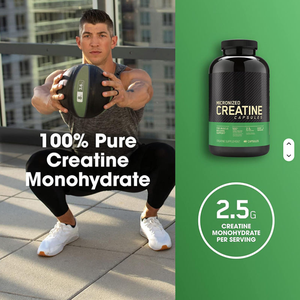 Kapsul Creatine monohidrat pra-olahraga dewasa untuk ukuran otot & kekuatan bukan untuk wanita hamil produk nutrisi olahraga - Product Image 3