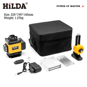 เลเซอร์ระดับแสงอินฟราเรดจากโรงงานโดยตรง แสงสีเขียว 16 เส้น 360 องศา ปรับระดับอัตโนมัติ 4 มิติ แบบหมุนได้ สำหรับงานก่อสร้าง - Product Image 3