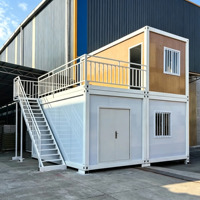 Conteneur de 20 pieds pour salle de réception d'usine, personnalisable, à consolidation rapide