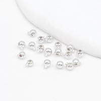 Perles d'arrêt, d'espacement et de finition à sertir en laiton plaqué or 18K, Lampes pour bijoux, Fournitures d'artisanat pour la fabrication de bijoux DIY