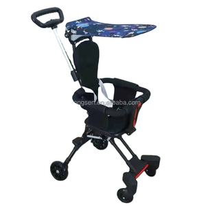 Chariot personnalisé en alliage d'aluminium, <span class=keywords><strong>3</strong></span> en 1, haut 1,5g, léger à 4 roues, réglable, pour bébé - Product Image 1
