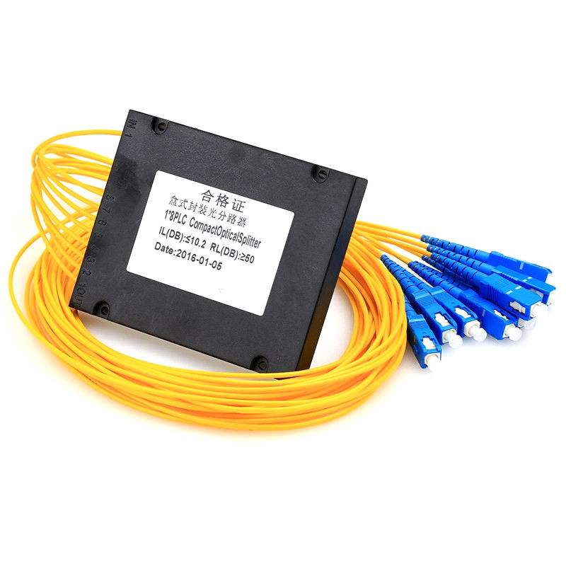 Spliter Ht HT High Quality Custom Splitter SC/UPC G657a1 1x8 Fiber Optic Plc ...