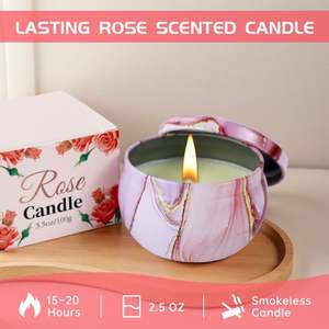 In-Stock Pink Spa Luxury Personalized Handmade Stainless Steel Promotional Gift Set <b>Bath</b> Salt Soap <b>Candle</b> Body Care Kit Blanket - Product Image 3