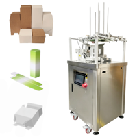 Machine à plier les petites boîtes en carton, prix d'usine, fonctionnement facile, applications chimiques et alimentaires, électrique, industrielle